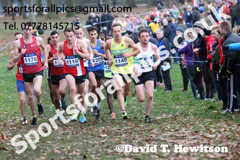 Senior mens British Athletics Liverpool Cross Challenge, Sefton Park, Liverpool. Photo:  David T. Hewitson/Sports for All Pics